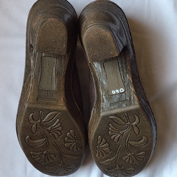 Born Leather Platform Pull On Ankle Boots - Picture 4 of 7